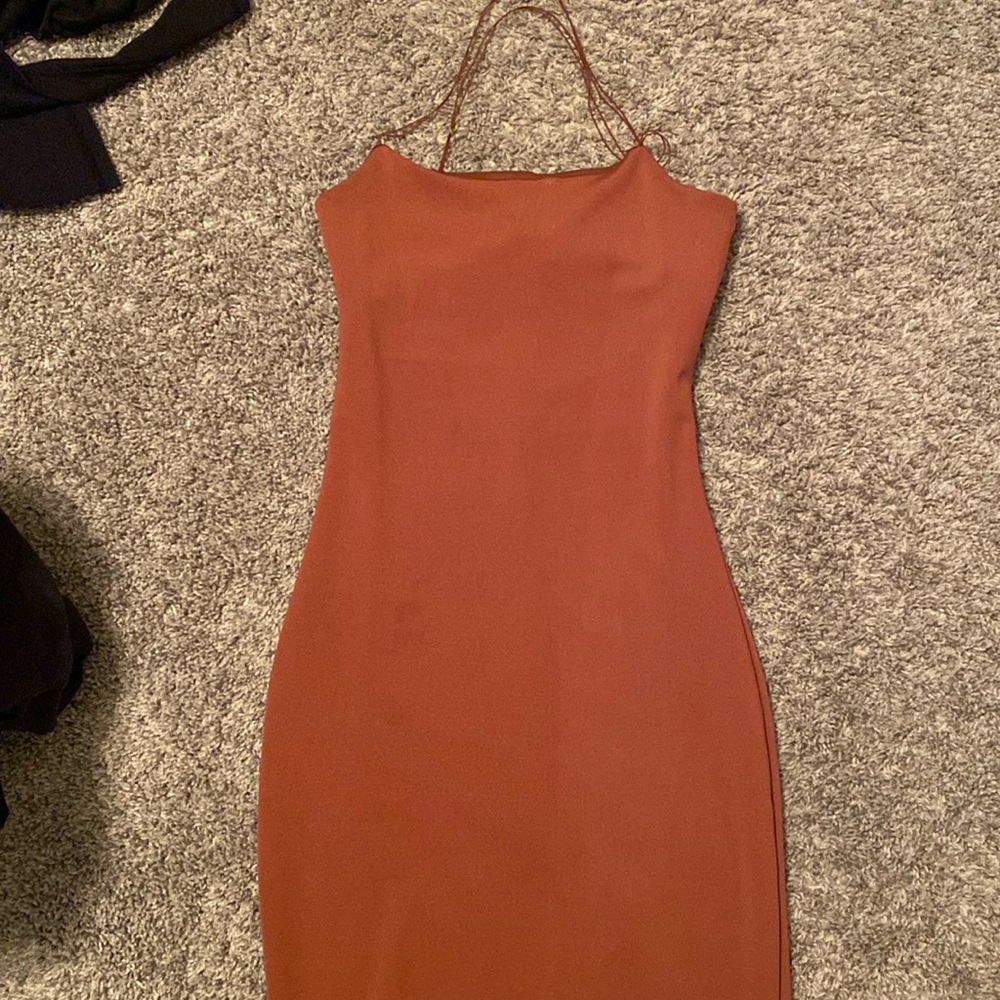 tight fitting dress